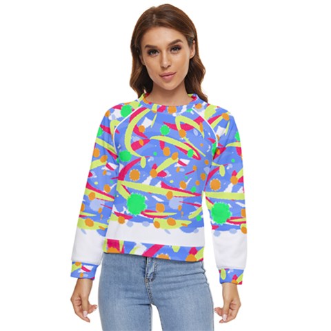 Abstact Pattern T- Shirt Abstact Pattern T- Shirt Women s Long Sleeve Raglan Tee by maxcute