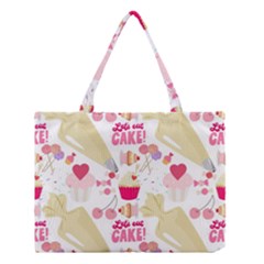 Desserts Pastries Baking Wallpaper Medium Tote Bag by Ravend