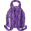 Purple Leopard  Travel Backpacks View2