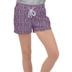 Leopard Velour Lounge Shorts by DinkovaArt
