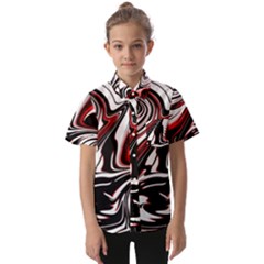 Modern Art Design Fantasy Surreal Kids  Short Sleeve Shirt by Ravend