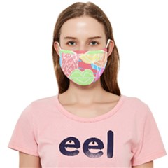 Abstract T- Shirt Aksara T- Shirt Cloth Face Mask (adult) by maxcute