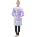 Abstract T- Shirt Cool Abstract Pattern Design 2 Longline Hooded Cardigan View2