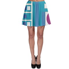Abstract T- Shirt Model 27 T- Shirt Skater Skirt by maxcute