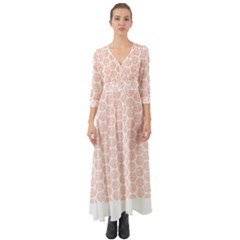 Basketball T- Shirt Basket Ball Pattern T- Shirt Button Up Boho Maxi Dress by maxcute