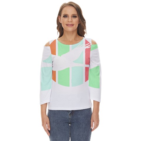 Bird Lover T- Shirtbird T- Shirt (11) Cut Out Wide Sleeve Top by maxcute