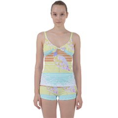 Bird Lover T- Shirtbird T- Shirt (16) Tie Front Two Piece Tankini by maxcute