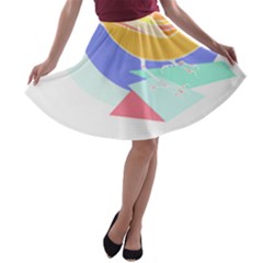 Bird Lover T- Shirtbird T- Shirt (21) A-line Skater Skirt by maxcute