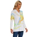 Bird Lover T- Shirtbird T- Shirt (22) Long Sleeve Drawstring Hooded Top View3