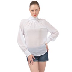Bird Lover T- Shirtbird T- Shirt (27) High Neck Long Sleeve Chiffon Top by maxcute