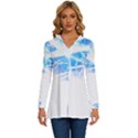 Bird T- Shirt Bird T- Shirt Long Sleeve Drawstring Hooded Top View1