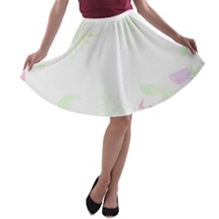 Botanical T- Shirt Botanical Creative Flora T- Shirt A-line Skater Skirt by maxcute