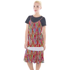 Colorful Design T- Shirt Bright Shells  T- Shirt Camis Fishtail Dress by maxcute