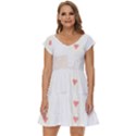 Cute Cat Pattern T- Shirt Cute Cat Pattern For Cat Lovers T- Shirt Short Sleeve Tiered Mini Dress View1