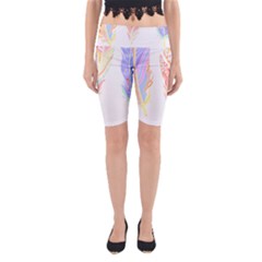 Feathers Design T- Shirtfeathers T- Shirt (1) Yoga Cropped Leggings by maxcute