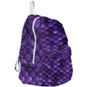 Purple Scales! Foldable Lightweight Backpack View3