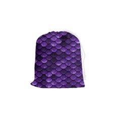 Purple Scales! Drawstring Pouch (small) by fructosebat