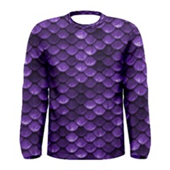 Purple Scales! Men s Long Sleeve Tee by fructosebat