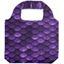 Purple Scales! Foldable Grocery Recycle Bag View2