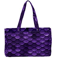 Purple Scales! Canvas Work Bag by fructosebat