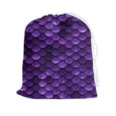 Purple Scales! Drawstring Pouch (2xl) by fructosebat