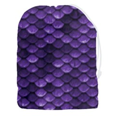 Purple Scales! Drawstring Pouch (3xl) by fructosebat