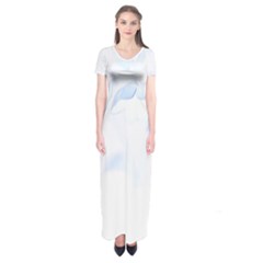 Flower T- Shirt Hellebore Flower T- Shirt Short Sleeve Maxi Dress by maxcute