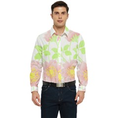 Flowers Illustration T- Shirtflowers T- Shirt (8) Men s Long Sleeve  Shirt by maxcute