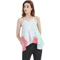 Hawaii T- Shirt Hawaii Efflorescence Pattern T- Shirt Flowy Camisole Tank Top by maxcute