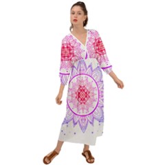 Mandala Design T- Shirttime Travel T- Shirt Grecian Style  Maxi Dress by maxcute