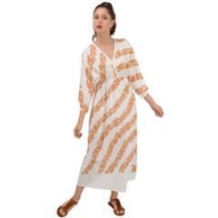Orange Sparkle Glitter Art Lines T- Shirt Orange Sparkle Glitter Lines Art T- Shirt Grecian Style  Maxi Dress by maxcute