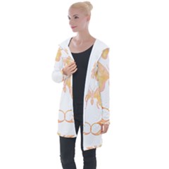 Ornate T- Shirt Butterfly Zentangles T- Shirt Longline Hooded Cardigan by maxcute