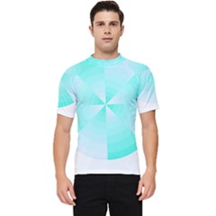 Pop Art T- Shirt Cool Color Wheel T- Shirt Men s Short Sleeve Rash Guard by maxcute