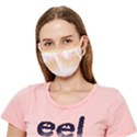 Rotten Fruit T- Shirt Rotten Apple Real Photograph Worms Bugs Insect T- Shirt Crease Cloth Face Mask (Adult) View1