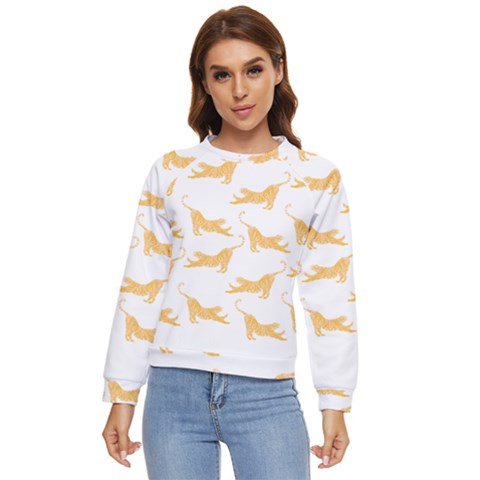 Tigers T- Shirt Golden Tigers T- Shirt Women s Long Sleeve Raglan Tee by maxcute