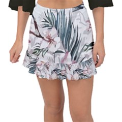 Tropical T- Shirt Tropical Garden Sheet T- Shirt Fishtail Mini Chiffon Skirt by maxcute