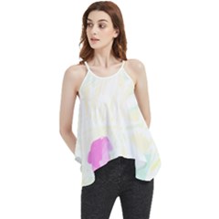 Tropical T- Shirt Tropical Graceful Branches T- Shirt Flowy Camisole Tank Top by maxcute