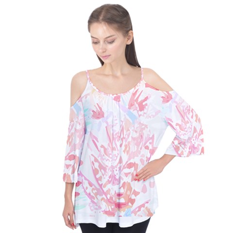 Tropical T- Shirt Tropical Noble Deform T- Shirt Flutter Tees by maxcute