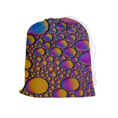 Bubble Color Drawstring Pouch (xl) by artworkshop