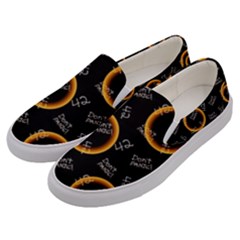 Abstract Pattern Background Men s Canvas Slip Ons by Ravend