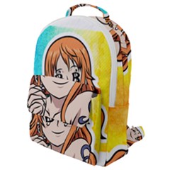 Nami Lovers Money Flap Pocket Backpack (small) by designmarketalsprey31