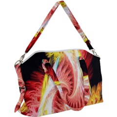 Fractalflowers Canvas Crossbody Bag by Sparkle