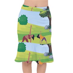 Large Short Mermaid Skirt by SymmekaDesign