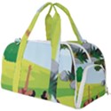 Mother And Daughter Yoga Art Celebrating Motherhood And Bond Between Mom And Daughter. Burner Gym Duffel Bag View1