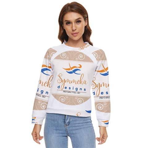 Logo Pngdd Women s Long Sleeve Raglan Tee by SymmekaDesign