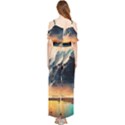 Abstract Color Colorful Mountain Ocean Sea Draped Sleeveless Chiffon Jumpsuit View2