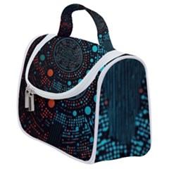 Big Data Abstract Abstract Background Satchel Handbag by Pakemis