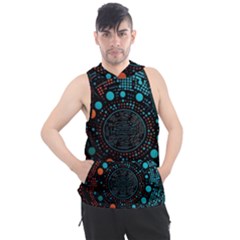 Big Data Abstract Abstract Background Men s Sleeveless Hoodie by Pakemis