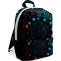 Big Data Abstract Abstract Background Zip Up Backpack View2
