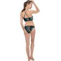 Big Data Abstract Abstract Background Backgrounds Racer Front Bikini Set View2